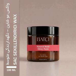 واکس موی براق نچرال با قدرت نگهداری متوسط باتچی Batci Medium Hold Shiny Hair Wax